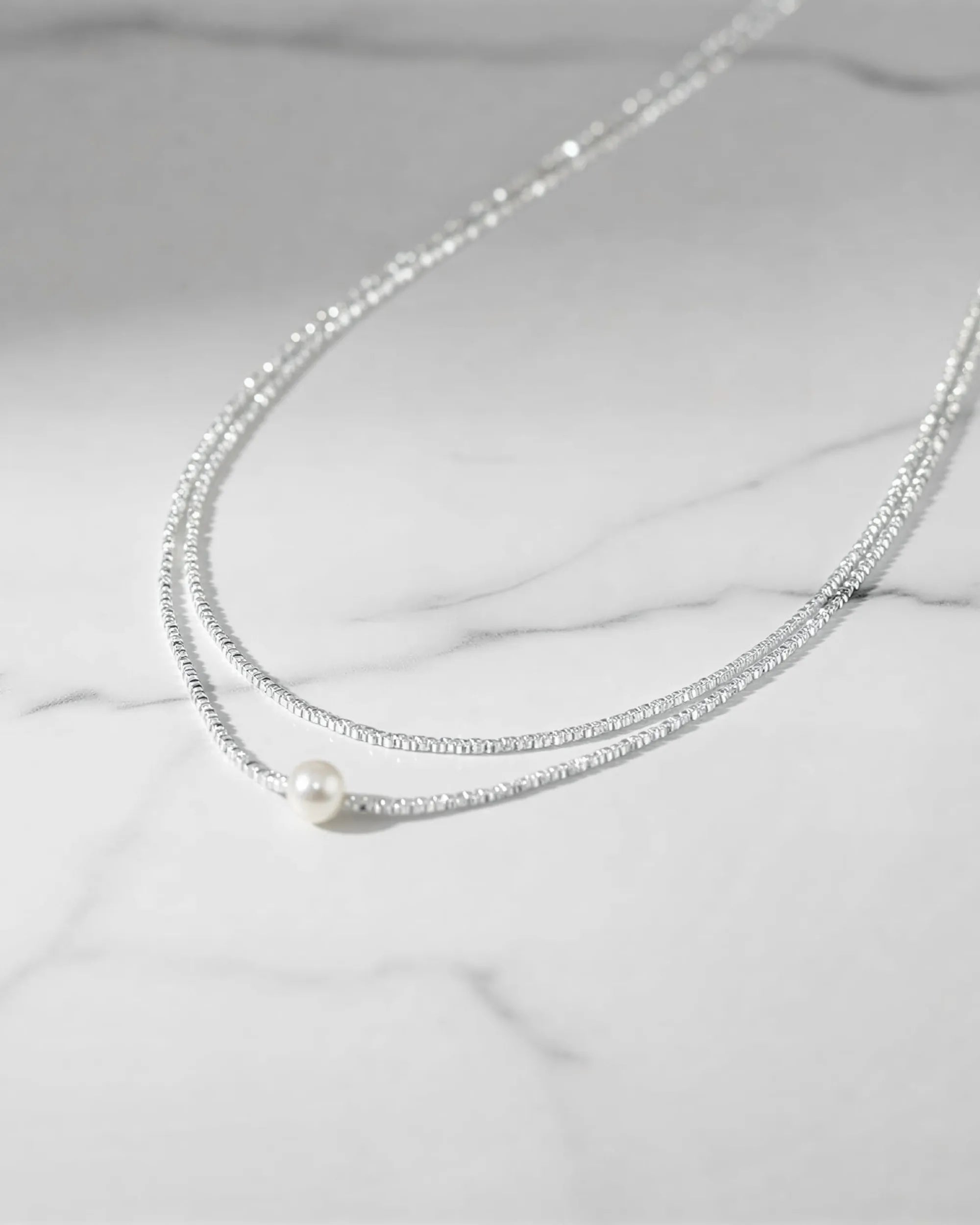 ONCE - AAA Natural Freshwater Pearl Double-Layered Necklace Two Set