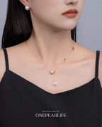 PetiteWaist – AAA+ Premium Akoya Sea Pearl Y-Shaped Pendant