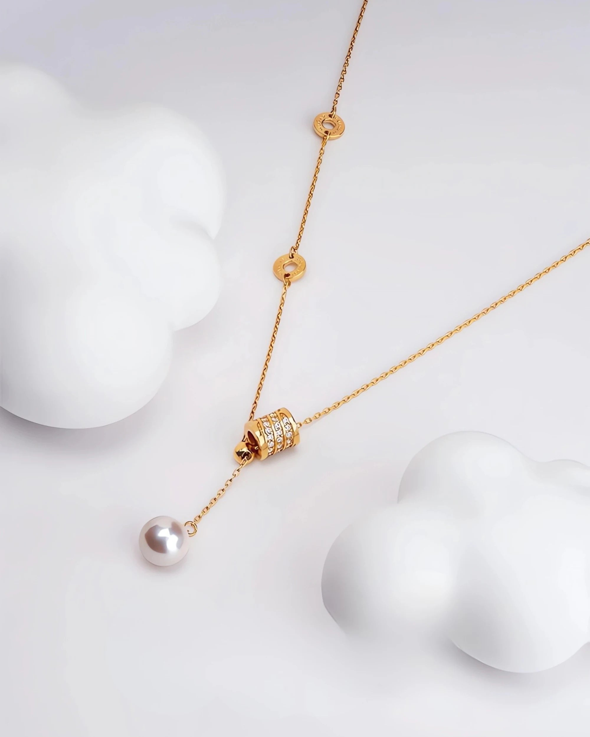 PetiteWaist – AAA+ Premium Akoya Sea Pearl Y-Shaped Pendant