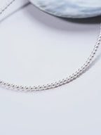 18K Solid Gold Dainty Choker, Mini 2-2.5mm Seed Pearl Necklace, Magnetic Clasp for Easy Wear