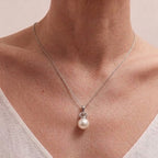 Edison Freshwater Pearl Crown Necklace, 10-10.5mm Large AAA Pearl Jewelry
