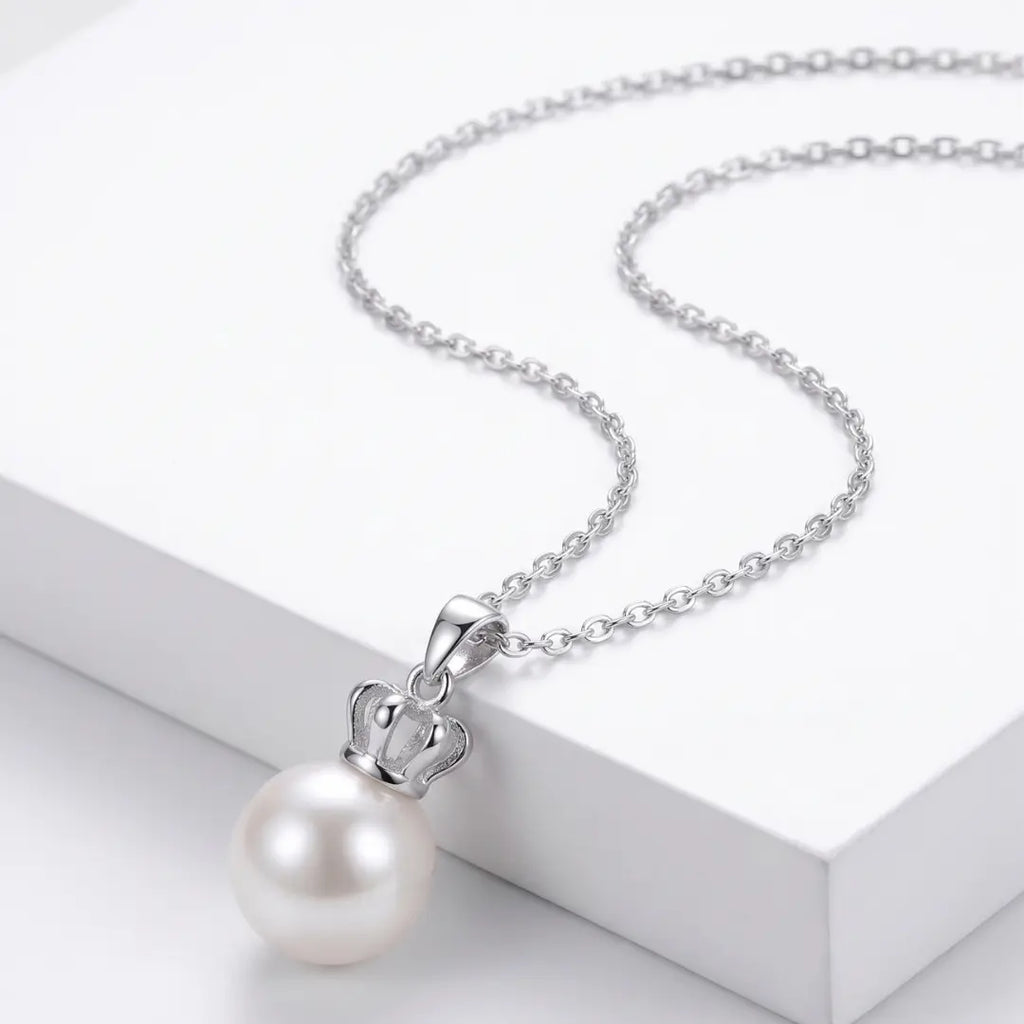 Edison Freshwater Pearl Crown Necklace, 10-10.5mm Large AAA Pearl Jewelry
