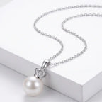 Edison Freshwater Pearl Crown Necklace, 10-10.5mm Large AAA Pearl Jewelry
