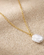 Unique Freshwater Baroque Pearl Teardrop Pendant
