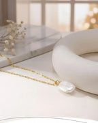 Serene – AAA Quality Natural Baroque Pearl Pendant Necklace