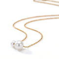 5-7.5mm 18K Gold Japanese Akoya Pearl Necklace
