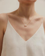 5-7.5mm 18K Gold Japanese Akoya Pearl Necklace