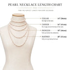 18K Solid Gold 5–5.5mm AAA Freshwater Pearl 2-in-1 Sliding Station Necklace
