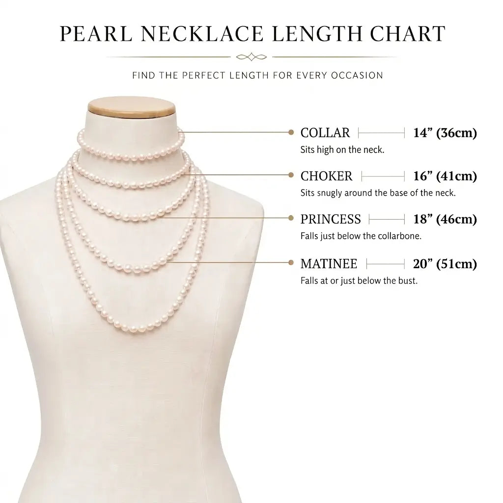 18K Solid Gold 5–5.5mm AAA Freshwater Pearl 2-in-1 Sliding Station Necklace