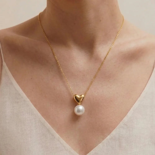 12-13mm White Edison Freshwater Pearl Pendant