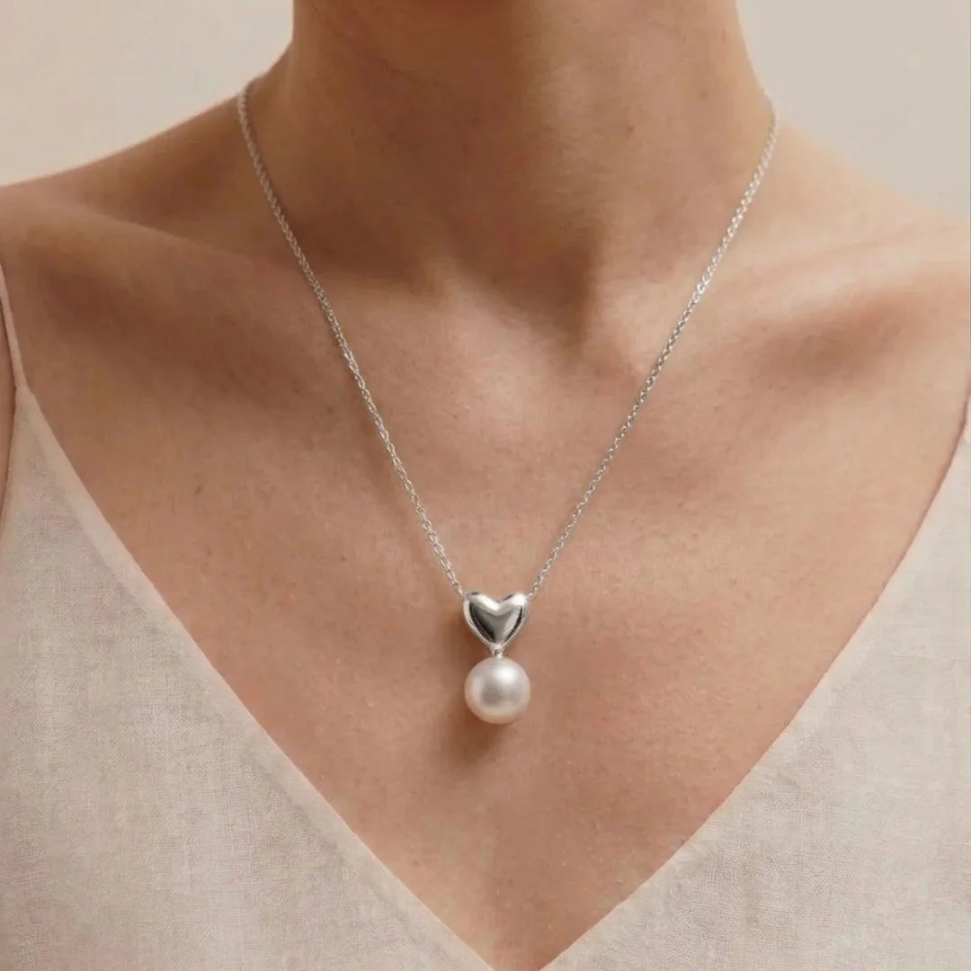 12-13mm White Edison Freshwater Pearl Pendant