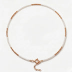 Vintage 2-2.5mm Seed Pearl Necklace, Dainty Gold Tone Mini Pearl Choker