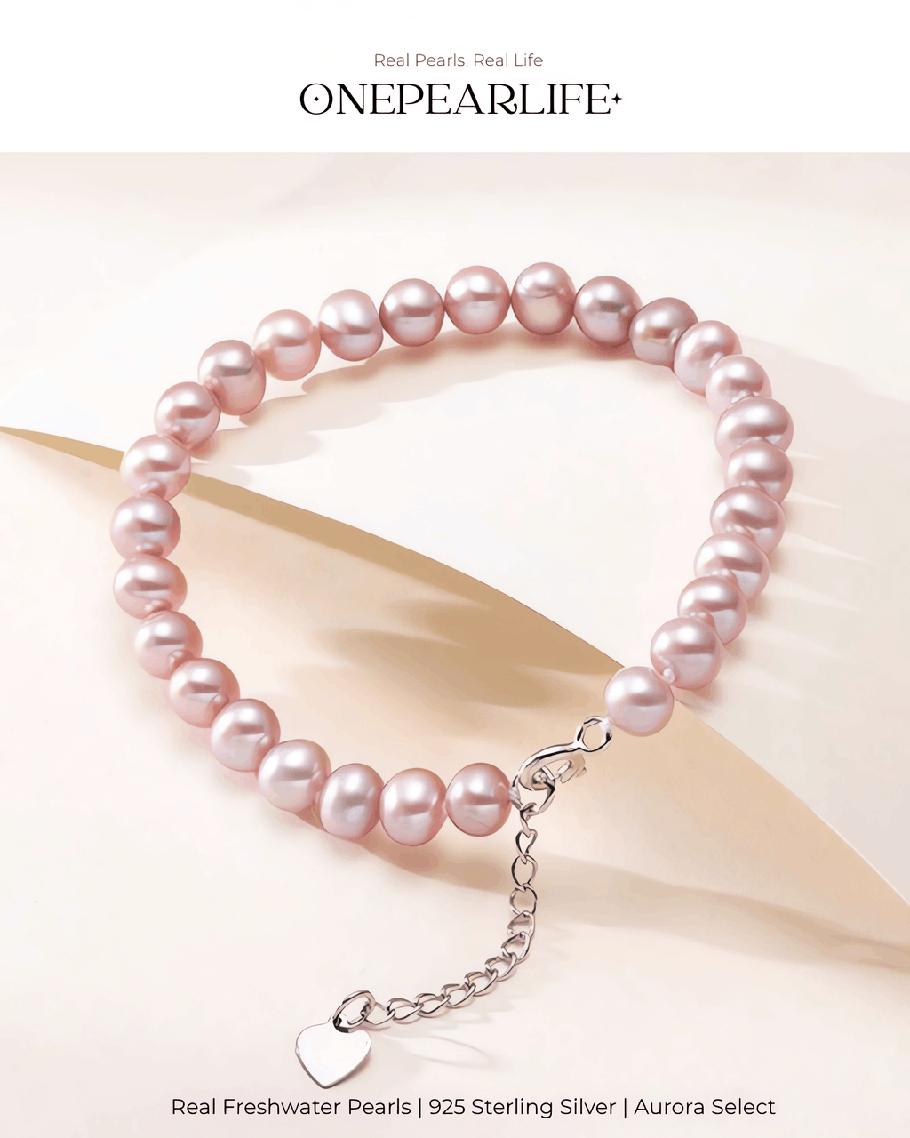 Viora – AAA Quality Light Purple Freshwater Pearl Bracelet