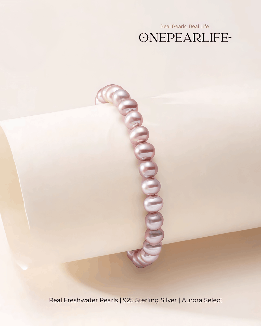 Viora – AAA Quality Light Purple Freshwater Pearl Bracelet