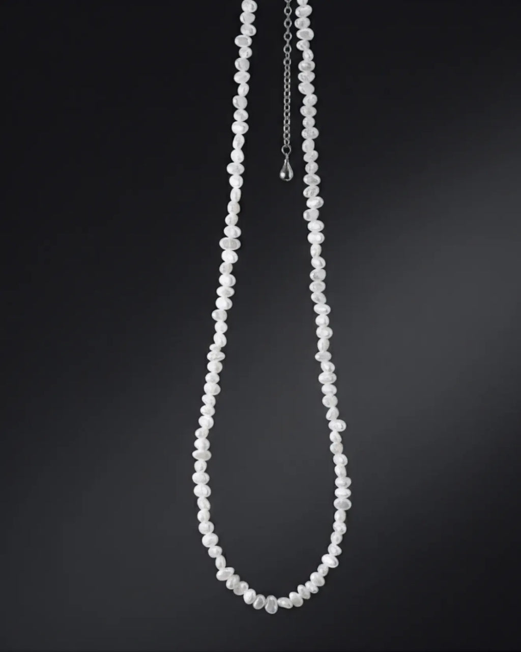 Vivia - AAA Mini Baroque Pearl Petal Necklace 925 Silver