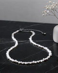 Vivia - AAA Mini Baroque Pearl Petal Necklace 925 Silver