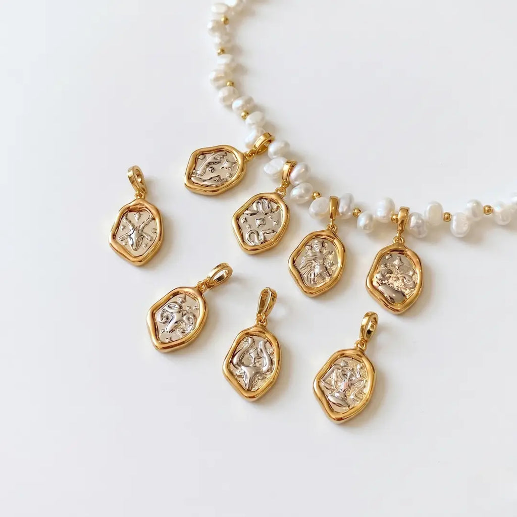 Versatile The Twelve Zodiac Baroque Pearl Pendant