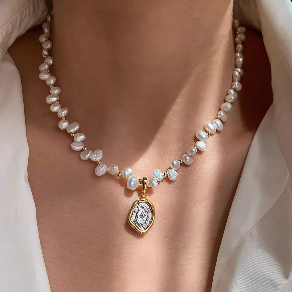 Versatile The Twelve Zodiac Baroque Pearl Pendant